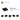 6061032-PLATE 2X2 + ONE HULE Ø4,8-Black