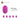6070302-ROUND BRICK 1X1-Bright Purple