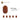 6074890-ROUND BRICK 1X1-Dark Orange