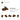 6075287-ROOF TILE 1X2 45° W 1/3 PLATE-Reddish Brown