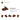 6075287-ROOF TILE 1X2 45° W 1/3 PLATE-Reddish Brown