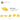 6079007-PLATE W. BOW 2X2X2/3-Bright Yellow