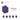 6084028-BRICK 1X1-Medium Lilac