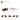 6092590-PLATE 1X2 W. 1 KNOB-Reddish Brown