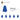 6092663-NOSE CONE 2X2X2-Bright Blue