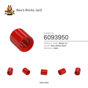 6093950-BEAM 1X1-Bright Red