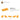 6097511-PLATE 2X4-Flame Yellowish Orange