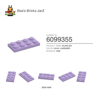 6099355-PLATE 2X4-Lavender