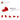 6099736-PLATE 1X2 W. HOR. HOLE Ø 4.8-Bright Red