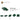 6101285-PLATE W. BOW 2X2X2/3-Earth Green