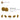 6107743-BRICK 2X2W.INSIDE AND OUTS.BOW-Warm Gold
