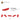 6108802-1/2 CIRCLE PLATE 2X6-Bright Red