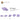 6112964-PLATE W. BOW 2X2X2/3-Lavender