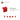 6117974-ANGLE PLATE 1X2 / 2X2-Bright Red
