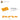 6132408-PLATE 2X4, 3XØ4.9-Flame Yellowish Orange