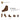 6133833-BRICK 1X3X2 W. INSIDE BOW-Reddish Brown