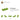 6133859-PLATE 1X2 W/SHAFT Ø3.2-Bright Yellowish Green
