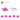 6134285-PLATE 2X2 W 1 KNOB-Bright Purple