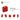 6135130-BRICK 1X2X1 2/3 W/4 KNOBS-Bright Red