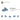 6139519-ROOF TILE 1X2 45° W 1/3 PLATE-Sand Blue