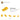 6167223-PLATE W/ HALF BOW INV. 1X2X2/3-Bright Yellow