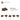 6167644-PLATE 2X2 (ROCKING)-Reddish Brown