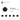 6168646-PL.ROUND 1X1 W. THROUGHG. HOLE-Black