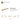 6170470-STICK 6M W/FLANGE-Warm Gold