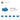 6171732-SLIDE SHOE ROUND 2X2-Transparent Blue