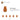 6172233-NOSE CONE SMALL 1X1-Transparent Bright Orange