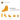 6172370-BRICK 1X3X2 W. INSIDE BOW-Flame Yellowish Orange