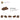 6172636-COUPLING PLATE 2X2-Reddish Brown