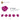6172860-ROOF TILE 2X2/45° INV.-Bright Reddish Violet