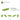 6173012-1/2 CIRCLE PLATE 2X6-Bright Yellowish Green
