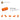 6173129-TUBE, W/ DOUBLE 4.85 HOLE-Bright Orange