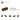 6173132-TUBE, W/ DOUBLE 4.85 HOLE-Reddish Brown