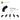 6179182-DESIGN SHAPE W/ TUBE, CROSSHOLE-Black