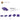 6182217-PLATE W. BOW 2X2X2/3-Medium Lilac