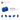 6189191-BRICK 1X2 W. 2 KNOBS-Bright Blue