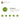 6190251-PL.ROUND 1X1 W. THROUGHG. HOLE-Bright Yellowish Green