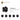 6195273-BRICK 2X2 ROUND WITH HOLE Ø4,85-Black