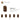 6201911-BRICK 1X1X1 2/3, W/ VERT. KNOBS-Reddish Brown