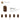 6201911-BRICK 1X1X1 2/3, W/ VERT. KNOBS-Reddish Brown
