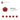 6208450-ROUND PLATE 1X1-Transparent Red