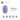 6209673-ROUND BRICK 1X1-Lavender