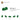 6210271-PLATE 1X2, ROUNDED, NO. 1-Dark Green
