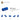 6210497-TUBE, W/ DOUBLE 4.85 HOLE-Bright Blue