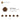 6215659-PL.ROUND 1X1 W. THROUGHG. HOLE-Reddish Brown