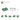 6222362-PLATE 1X2 WITH SLIDE-Sand Green