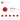 6223427-PL.ROUND 1X1 W. THROUGHG. HOLE-Bright Red